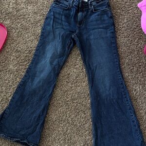 Wrangler Women's Dark Blue Flare Jeans